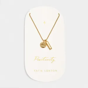 Katie Loxton Waterproof Positivity Charm Necklace
