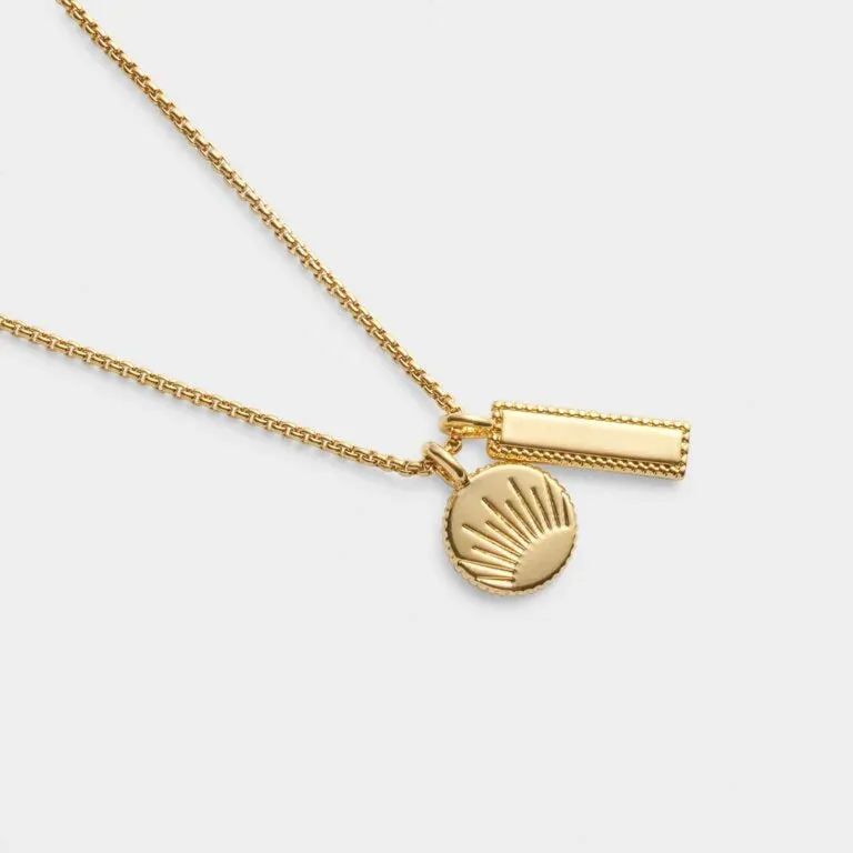 Katie Loxton Waterproof Positivity Charm Necklace