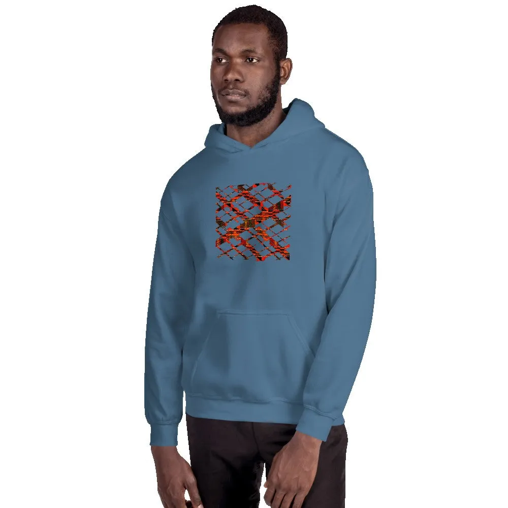 Kente Crossing African Print Unisex Hoodie