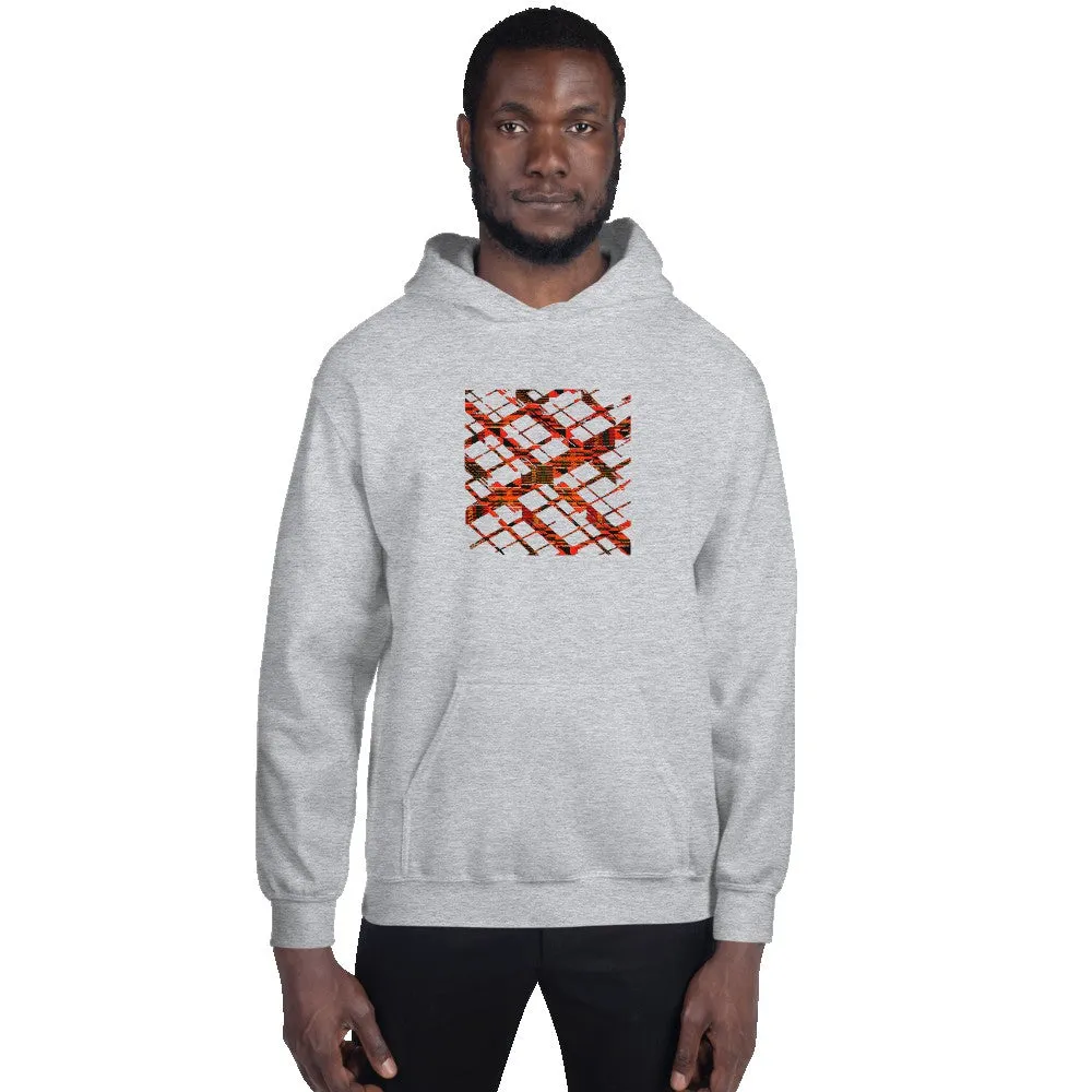 Kente Crossing African Print Unisex Hoodie