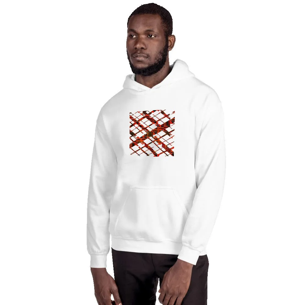 Kente Crossing African Print Unisex Hoodie