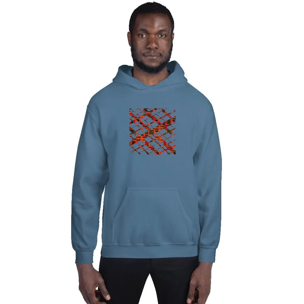 Kente Crossing African Print Unisex Hoodie