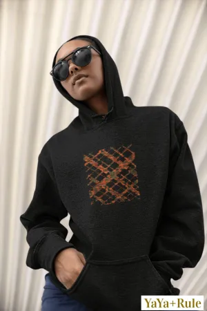 Kente Crossing African Print Unisex Hoodie