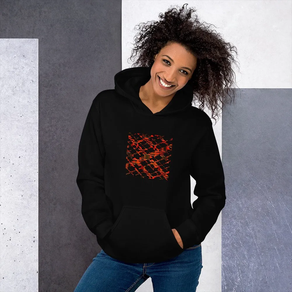 Kente Crossing African Print Unisex Hoodie