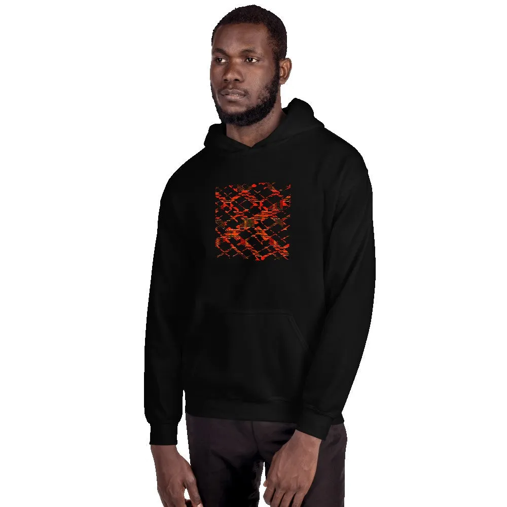 Kente Crossing African Print Unisex Hoodie
