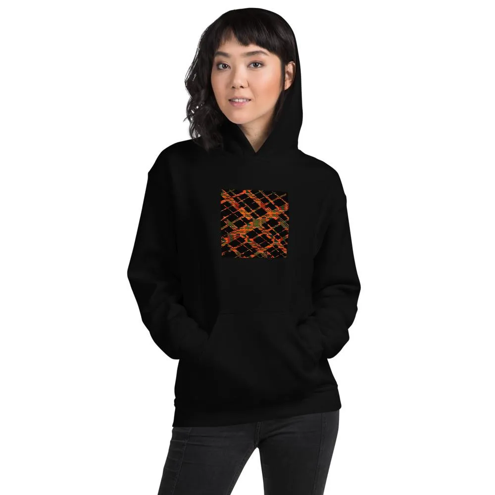 Kente Crossing African Print Unisex Hoodie