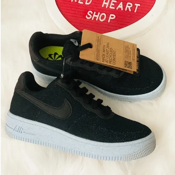 Kids Nike Air Force 1 Crater Flyknit Sneakers