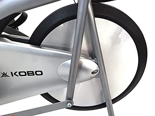 KOBO AIR Bike Delux Exercise Cycle with Back Rest Dual Action / Electronic Meter