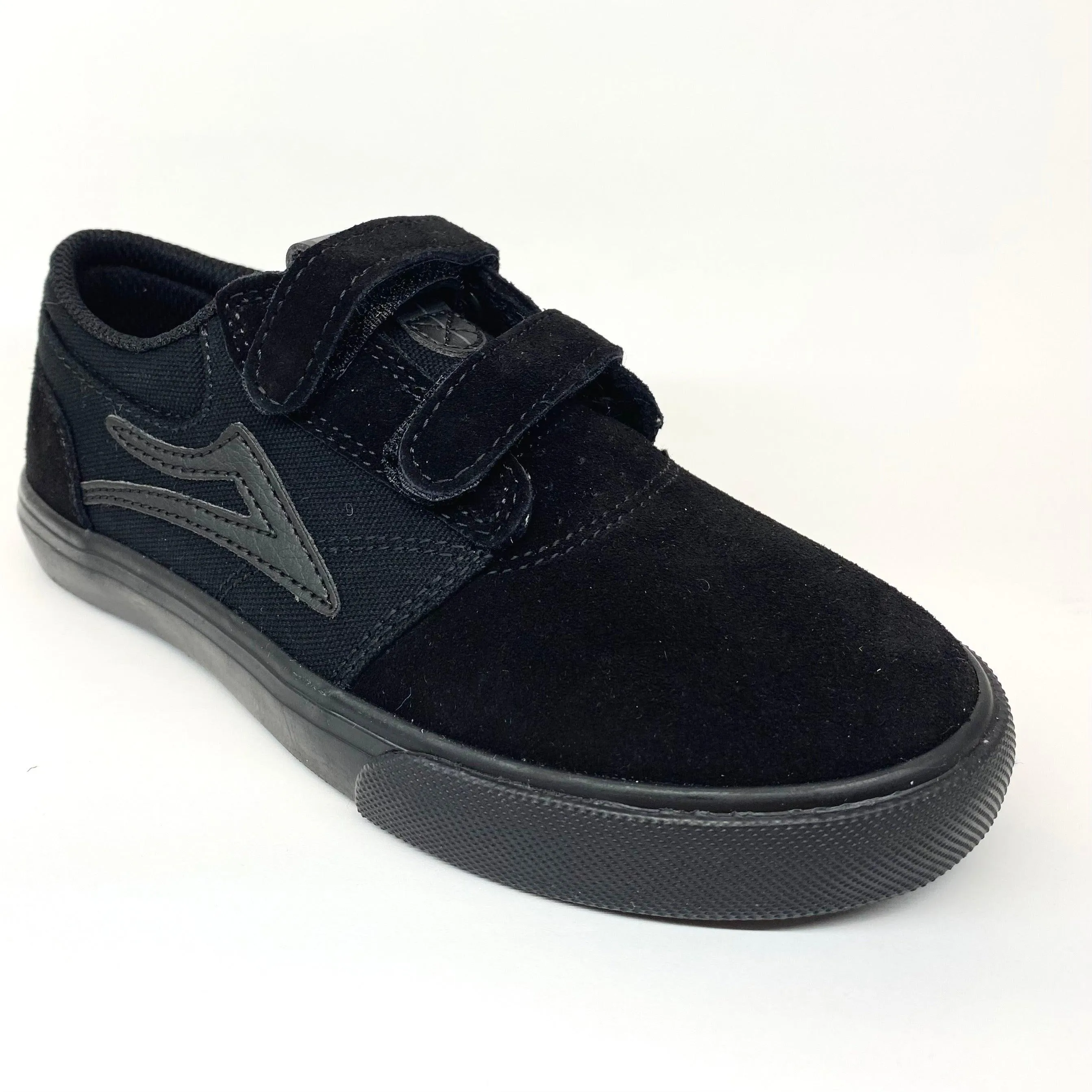 LAKAI Kid's Griffin Black/Black Suede