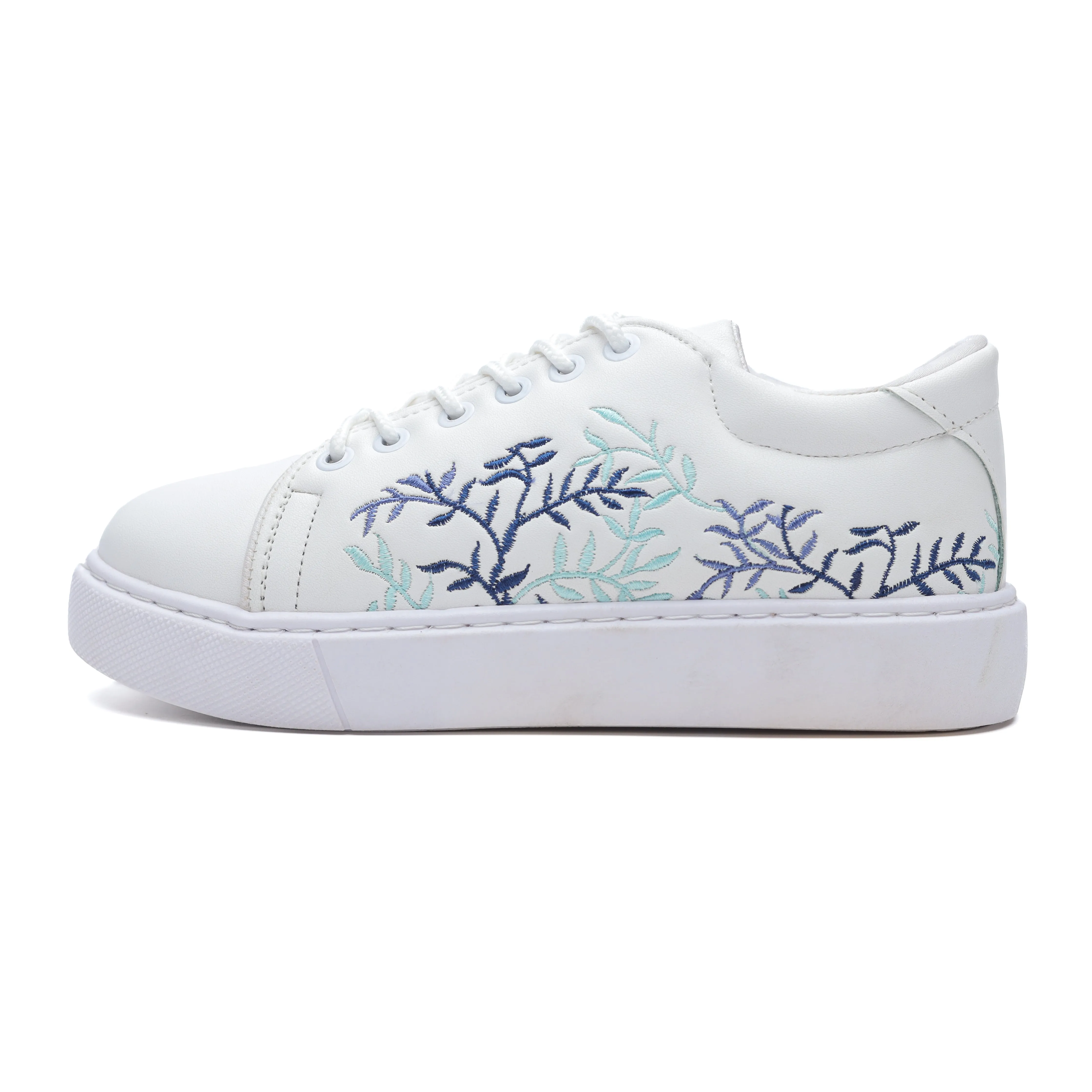 Leafy Quality Embroidered Sneakers