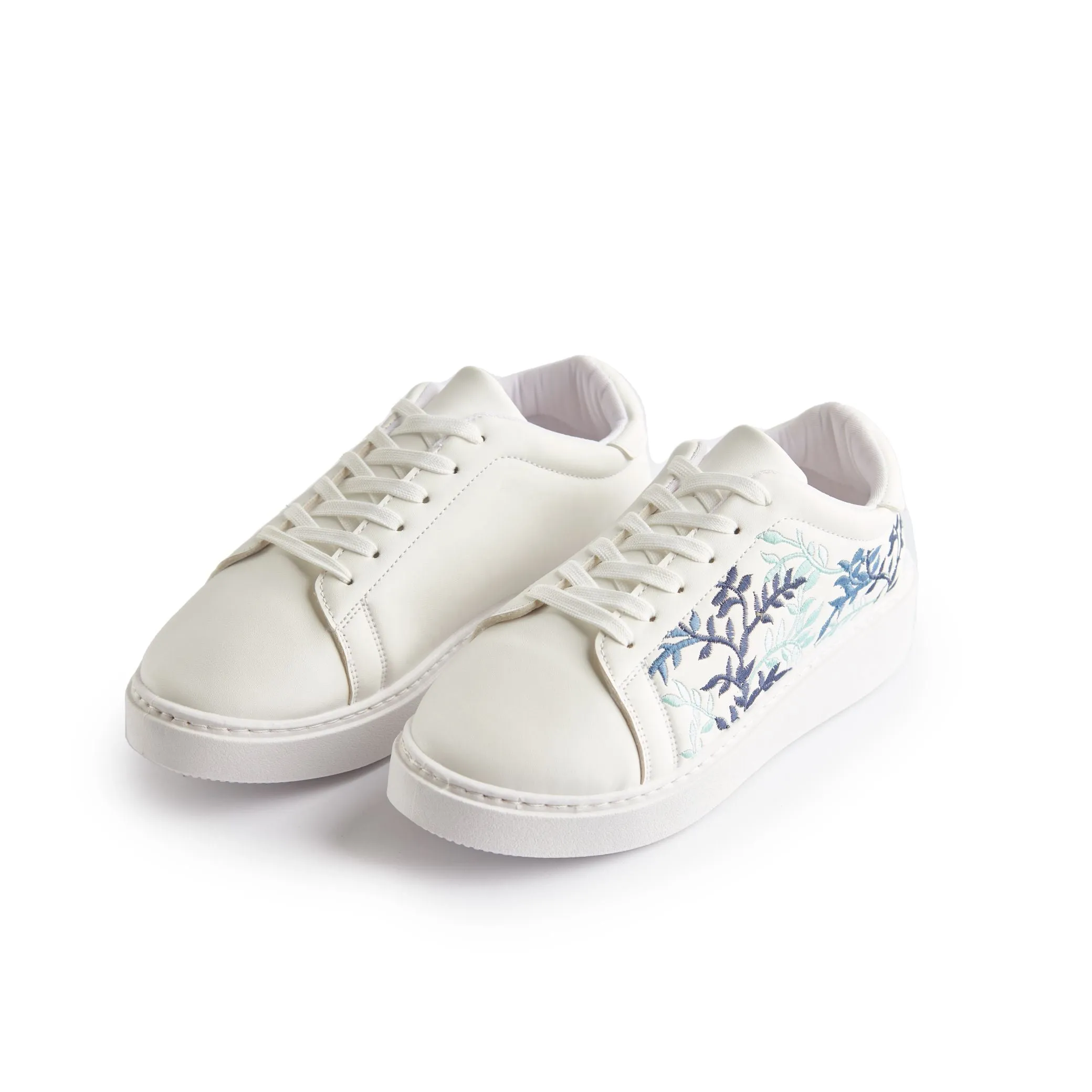 Leafy Quality Embroidered Sneakers