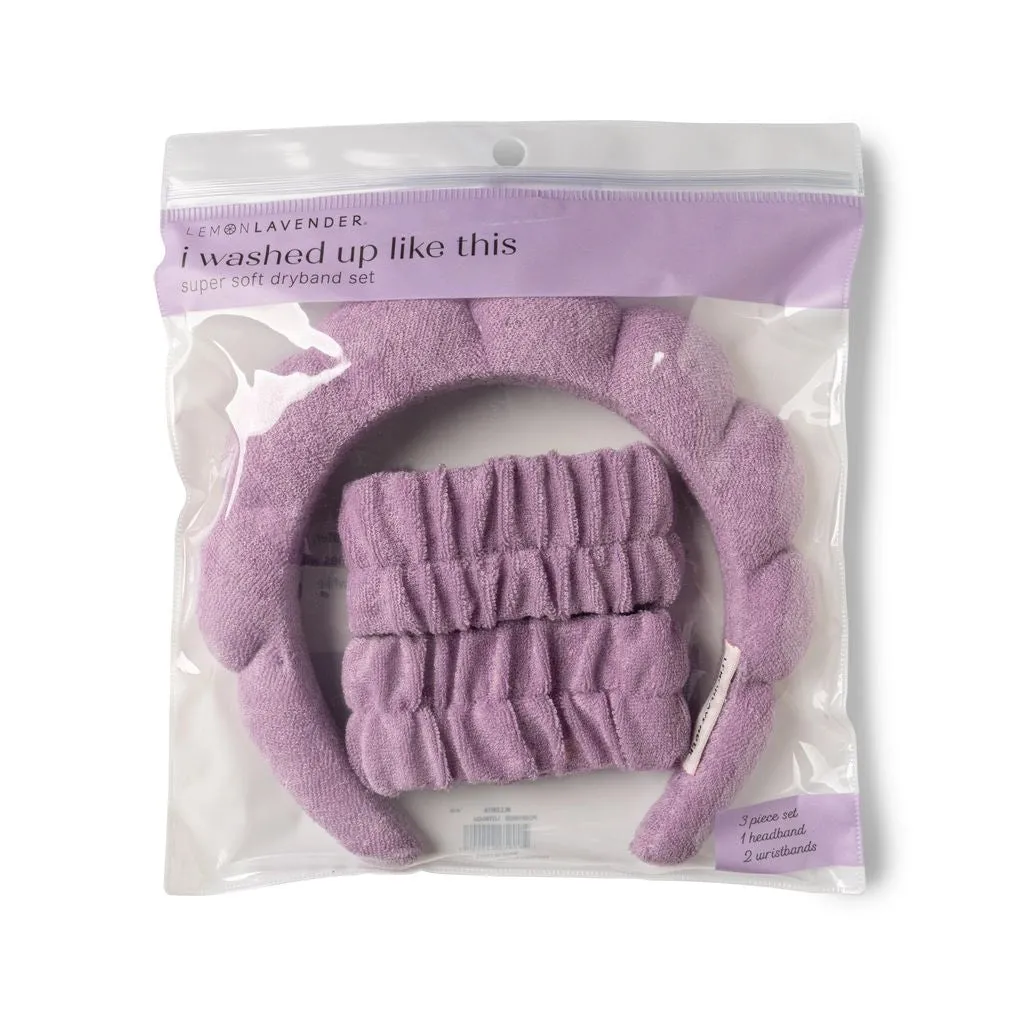 Lemon Lavender Headband   Dryband Set