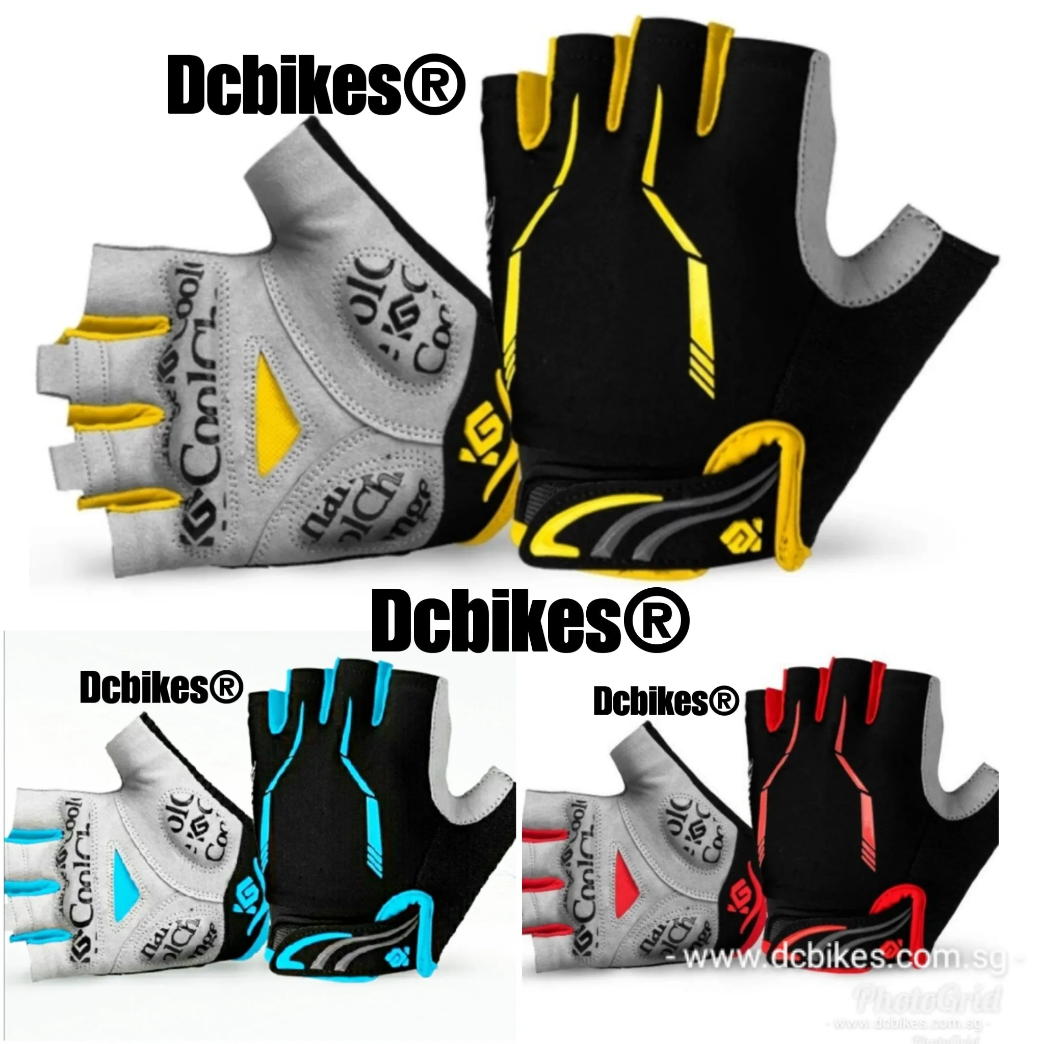 Lightning Sports Half Finger Protective Gloves
