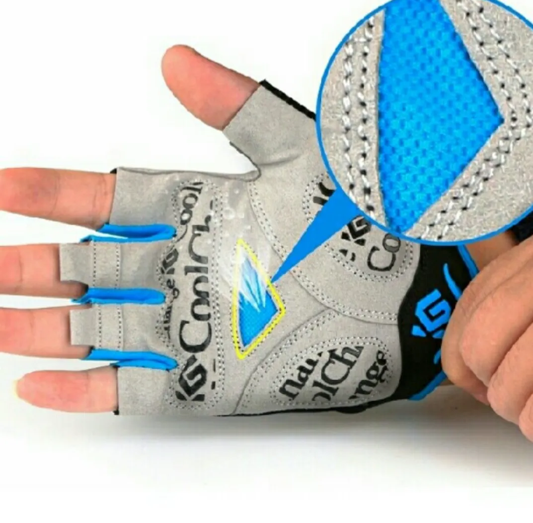 Lightning Sports Half Finger Protective Gloves