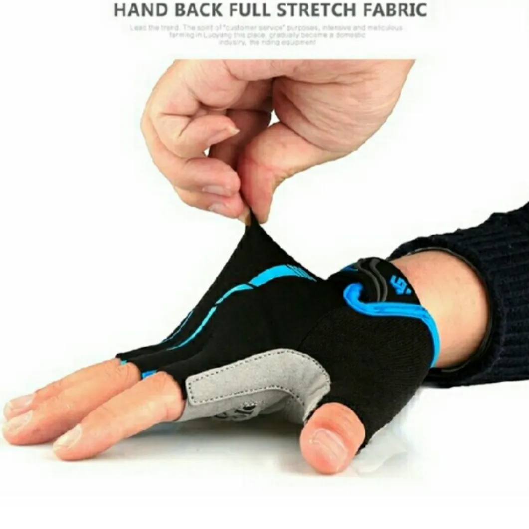 Lightning Sports Half Finger Protective Gloves