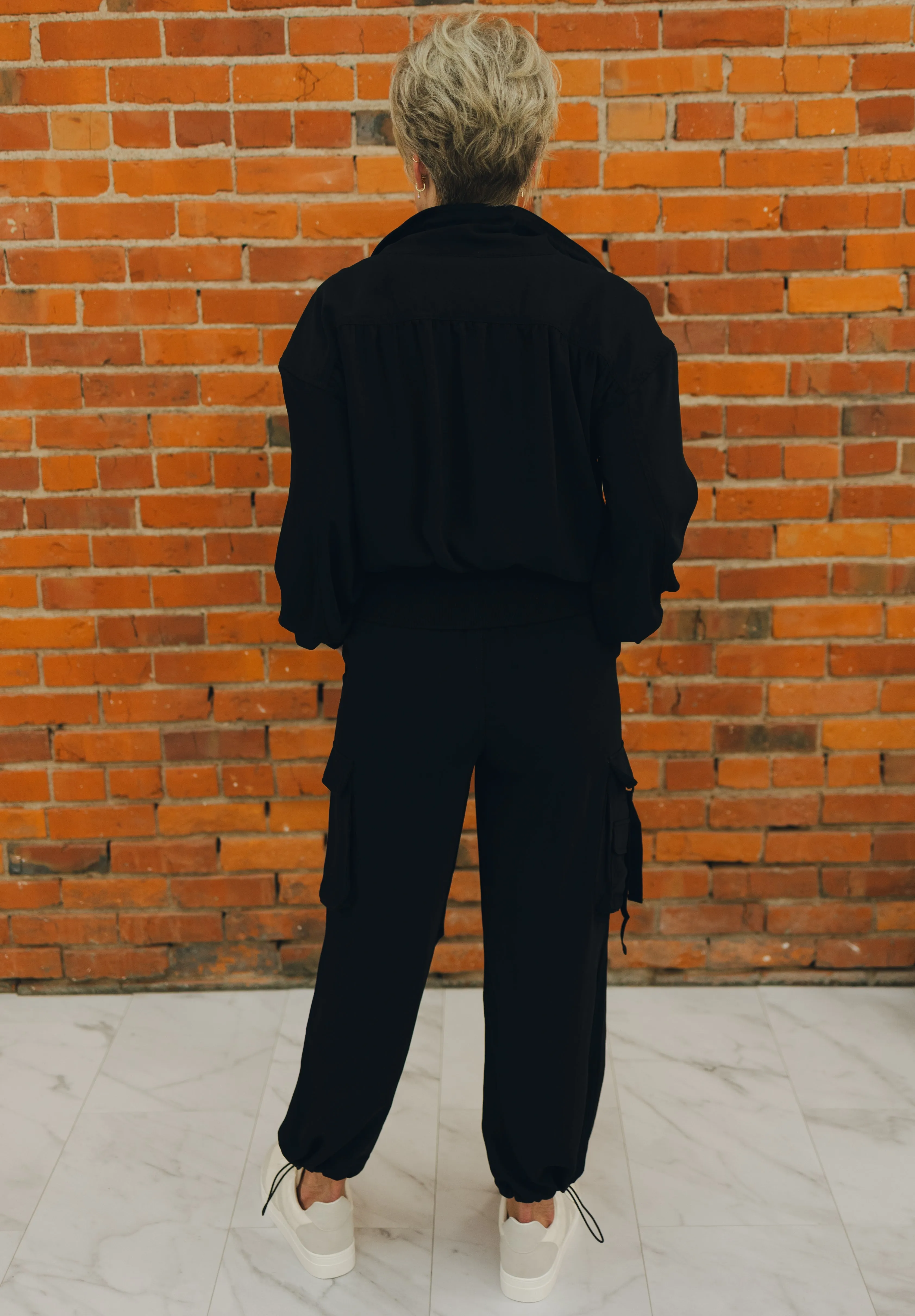 Liverpool Cinch Hem Cargo Pants