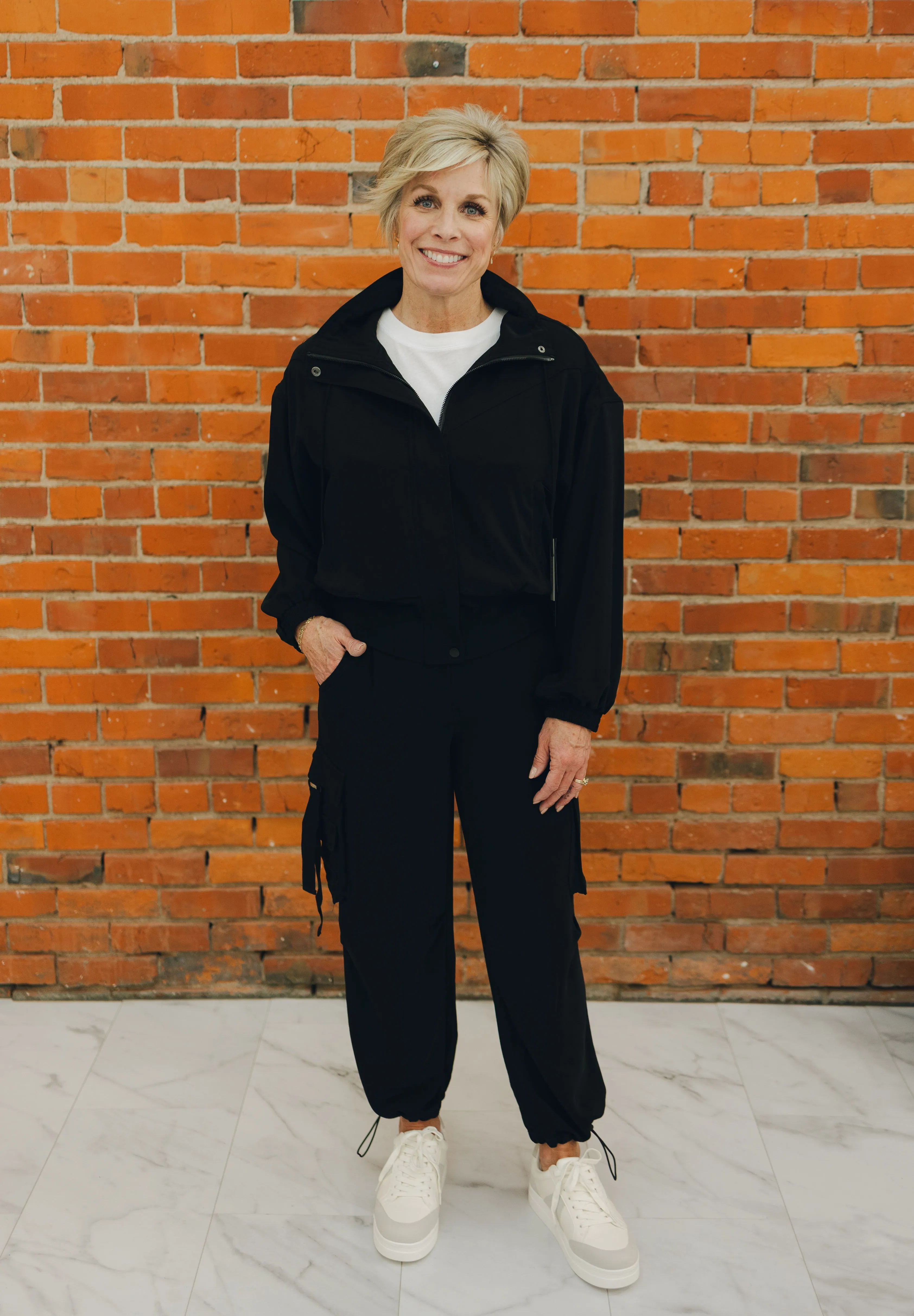 Liverpool Cinch Hem Cargo Pants