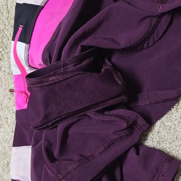 Lululemon Purple Lined Groovy Run Shorts Mid Rise Luxtreme Swift Plum Pow Size 6