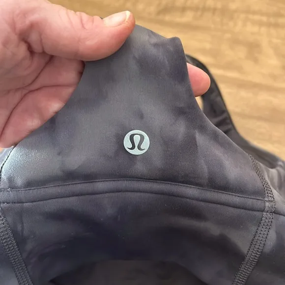 Lululemon WunderTrain Longline Bra Diamond Gray Sports Bra Women 4 athletic    O