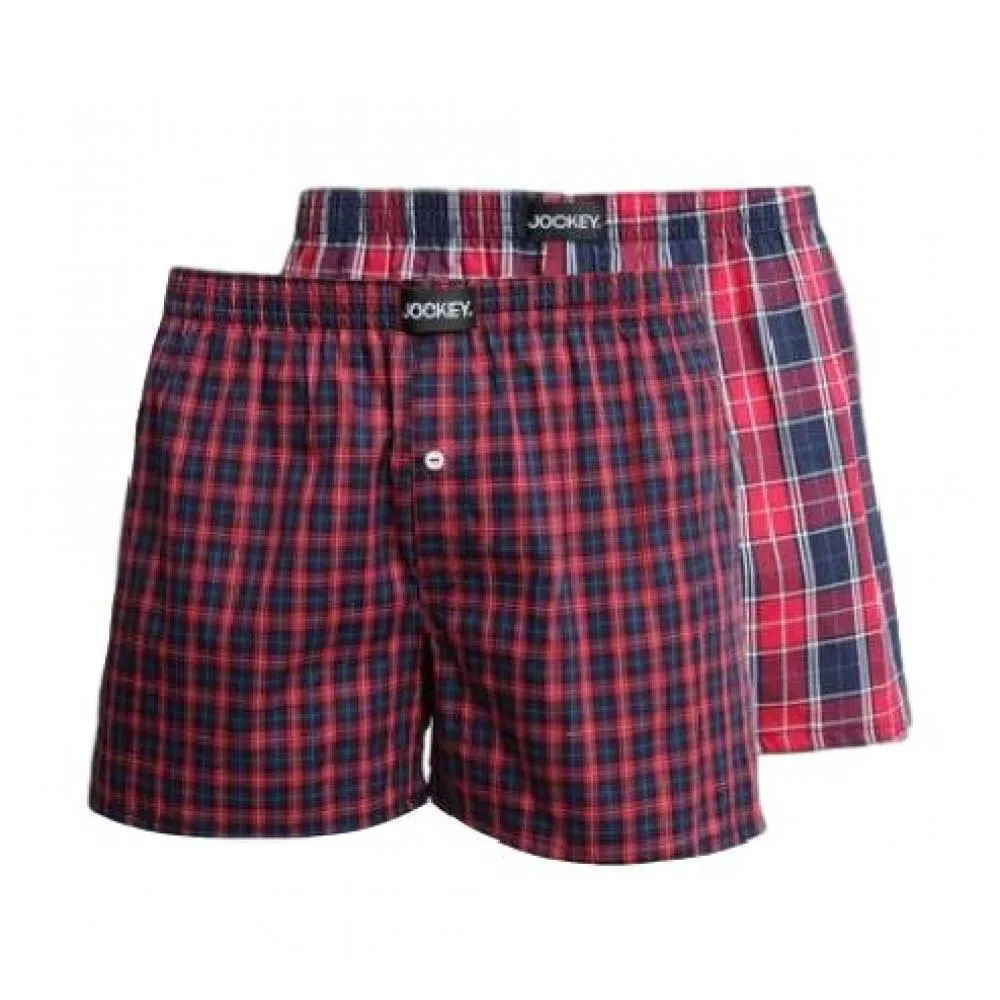 Men Cotton Underwear Loose Boxer (4Pcs in box)