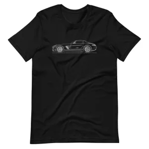 Mercedes-Benz SLS AMG R197 silhouette T-shirt