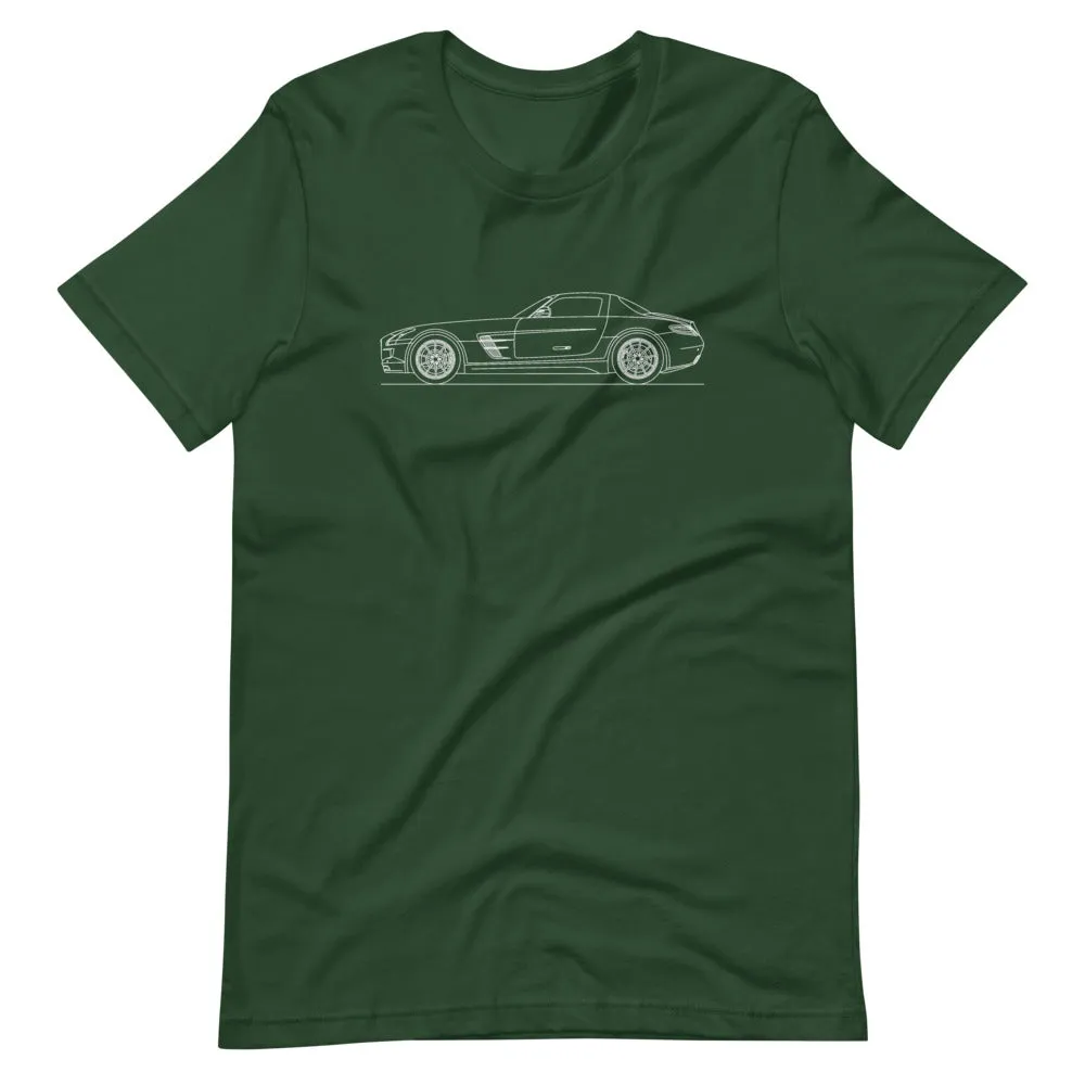 Mercedes-Benz SLS AMG R197 silhouette T-shirt