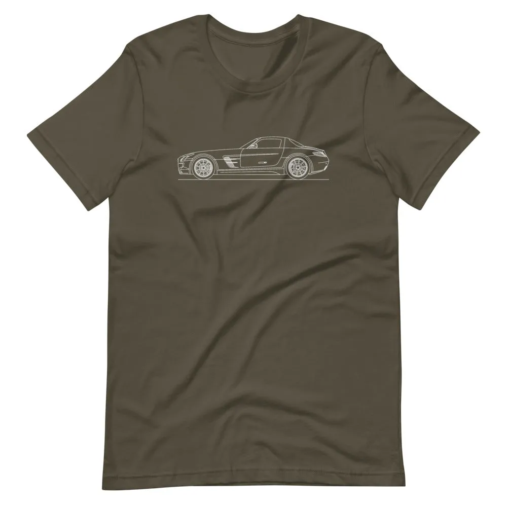 Mercedes-Benz SLS AMG R197 silhouette T-shirt