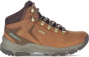 Merrell Erie Mid Leather Waterproof Womens Walking Boots - Brown