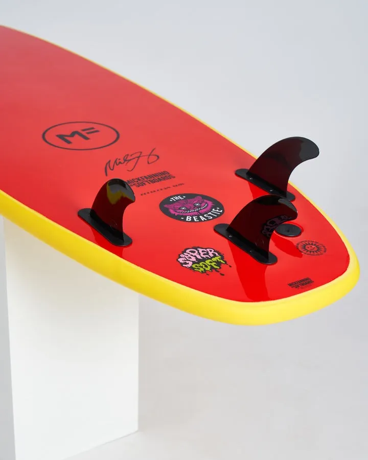 MICK FANNING BEASTIE SUPERSOFT - SUNSHINE 6'0