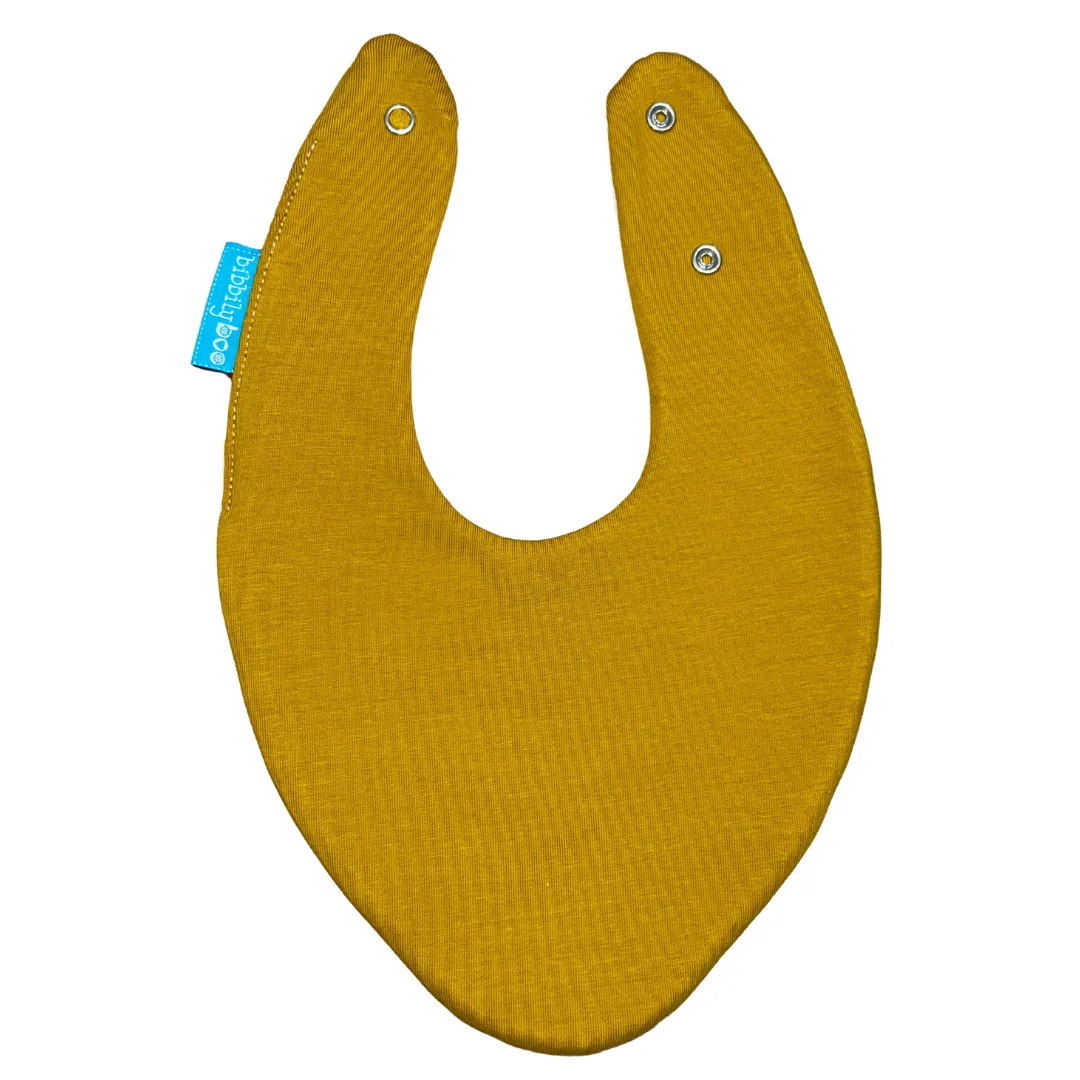Mustard Waterproof Dribble Bib