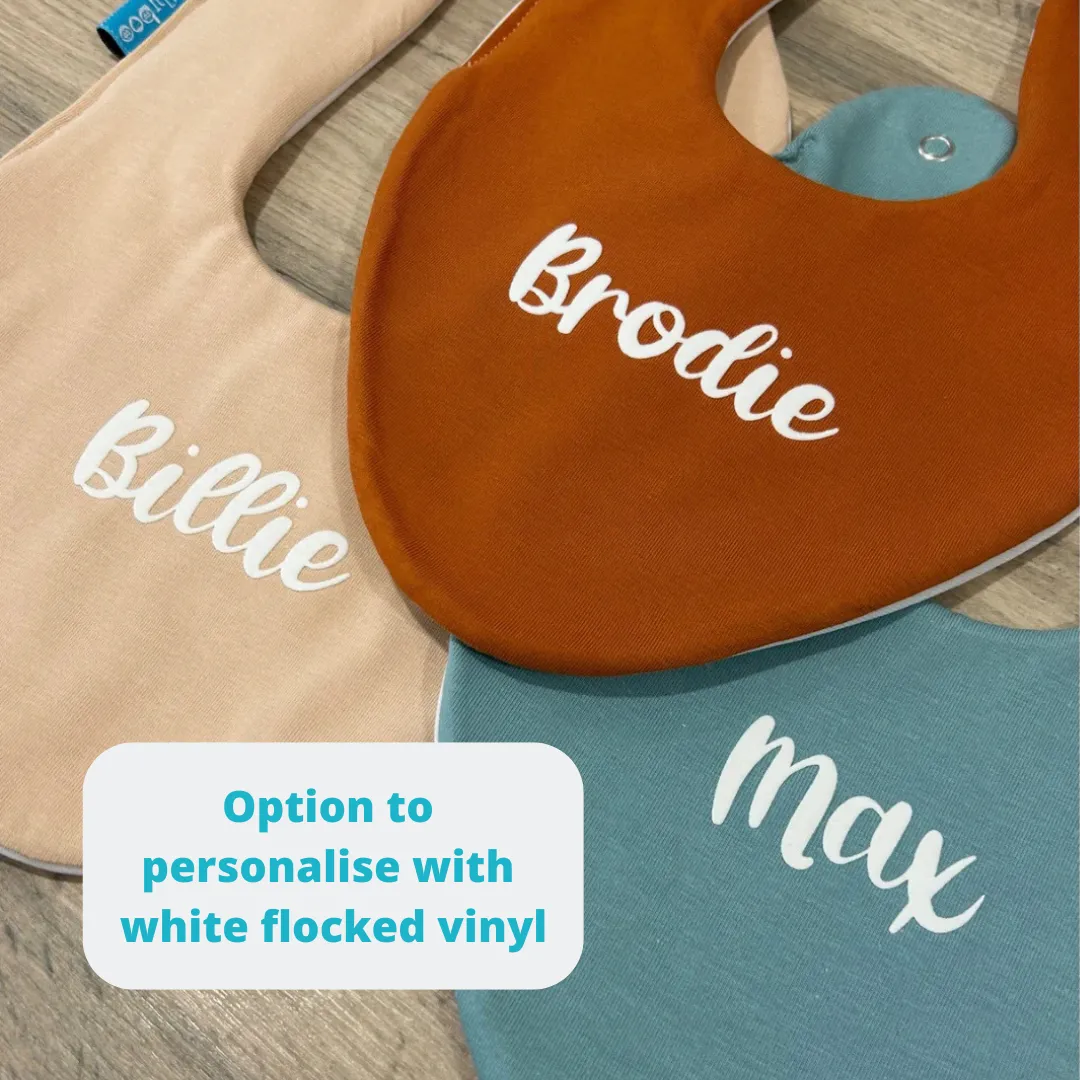 Mustard Waterproof Dribble Bib