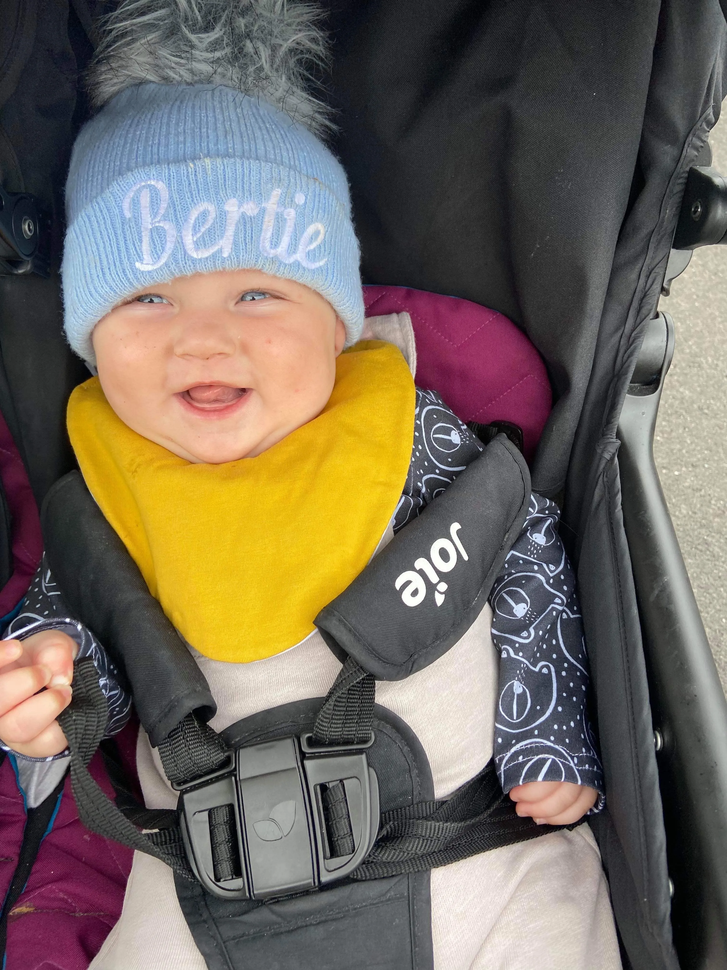 Mustard Waterproof Dribble Bib