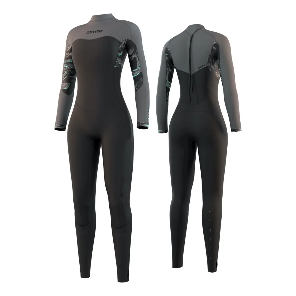 MYSTIC WMS DAZZLED 4/3 BACK ZIP BLACK
