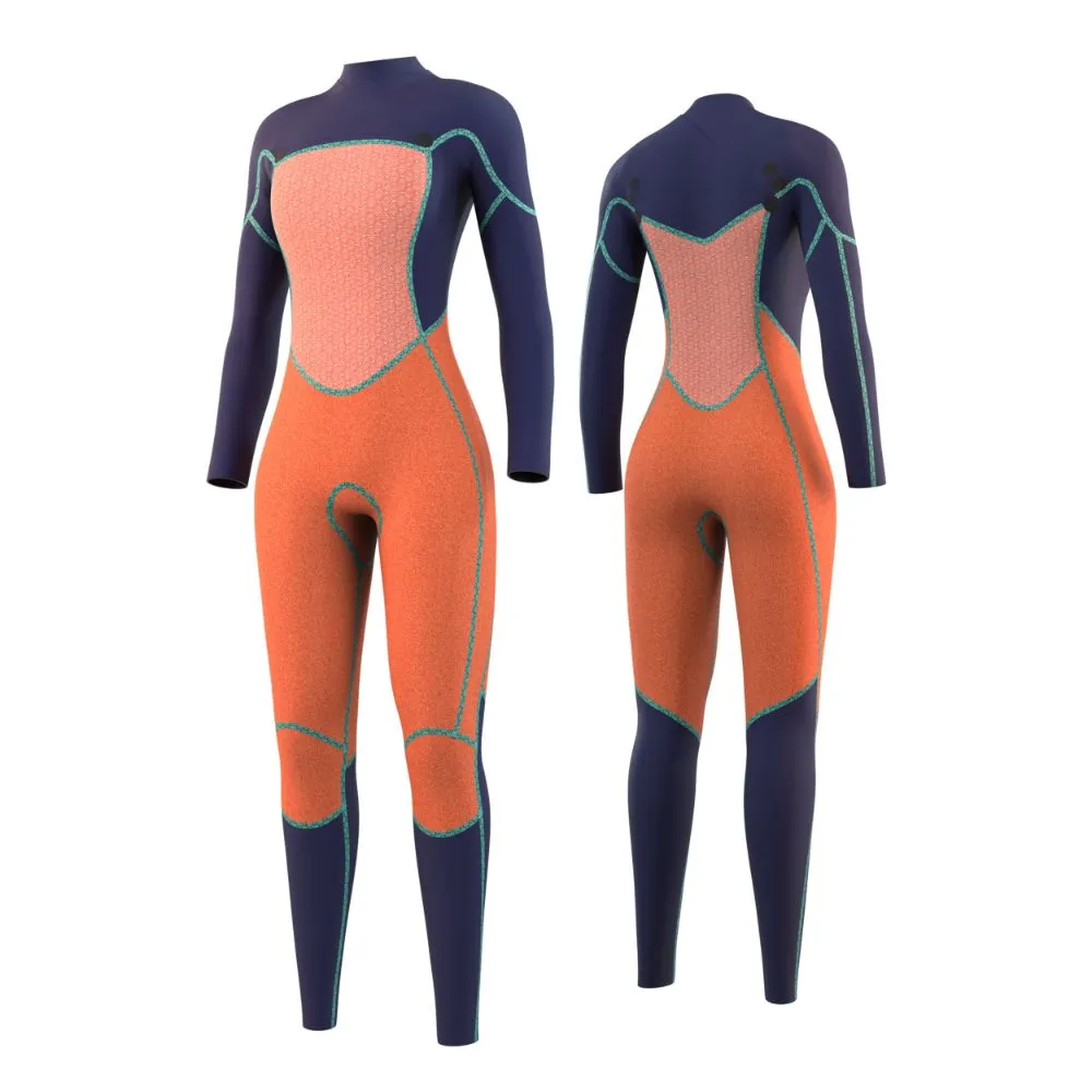 MYSTIC WMS DIVA 5/3 CHEST ZIP NIGHT BLUE