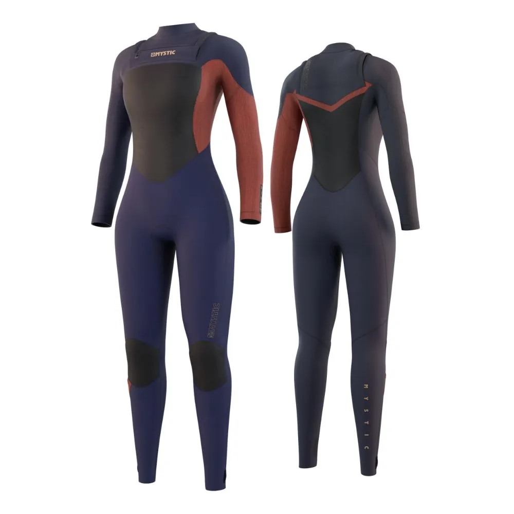 MYSTIC WMS DIVA 5/3 CHEST ZIP NIGHT BLUE