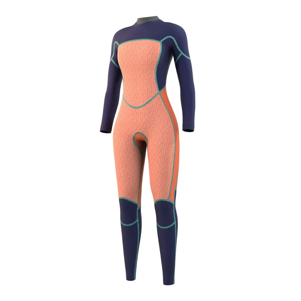 MYSTIC WMS JAYDE 5/4 CHEST ZIP BLACK