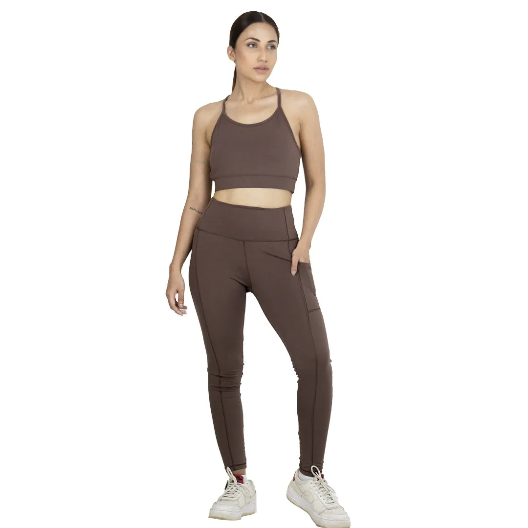 Mystique Sports Bra - Brown