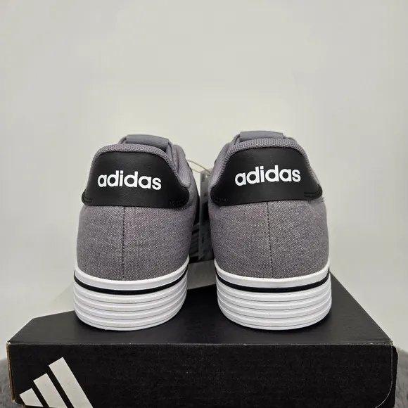 New adidas Daily 4.0 Grey Core Black Men's Shoes Size 10.5