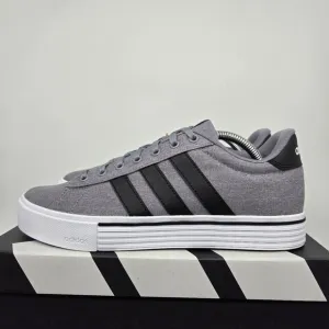 New adidas Daily 4.0 Grey Core Black Men's Shoes Size 10.5