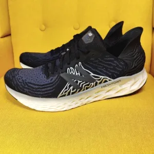 New Balance Fresh Foam 1080 V10 Walking Running Black White Men's Shoe Size 15