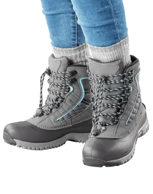 New in box! Baffin Women's Sage-W-50-Degree C Boot, Removable Liner Grey/Teal! Sz 8! Runs small, order 1 size up! Retails $160 