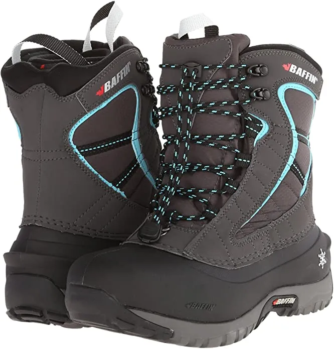 New in box! Baffin Women's Sage-W-50-Degree C Boot, Removable Liner Grey/Teal! Sz 8! Runs small, order 1 size up! Retails $160 