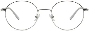 New in box! Cyxus Blue Light Blocking Glasses For Women Men Metal Round Frame Eyeglasses UV420 Filter Clear Lens Computer Gaming Glasses (Silver,8090)