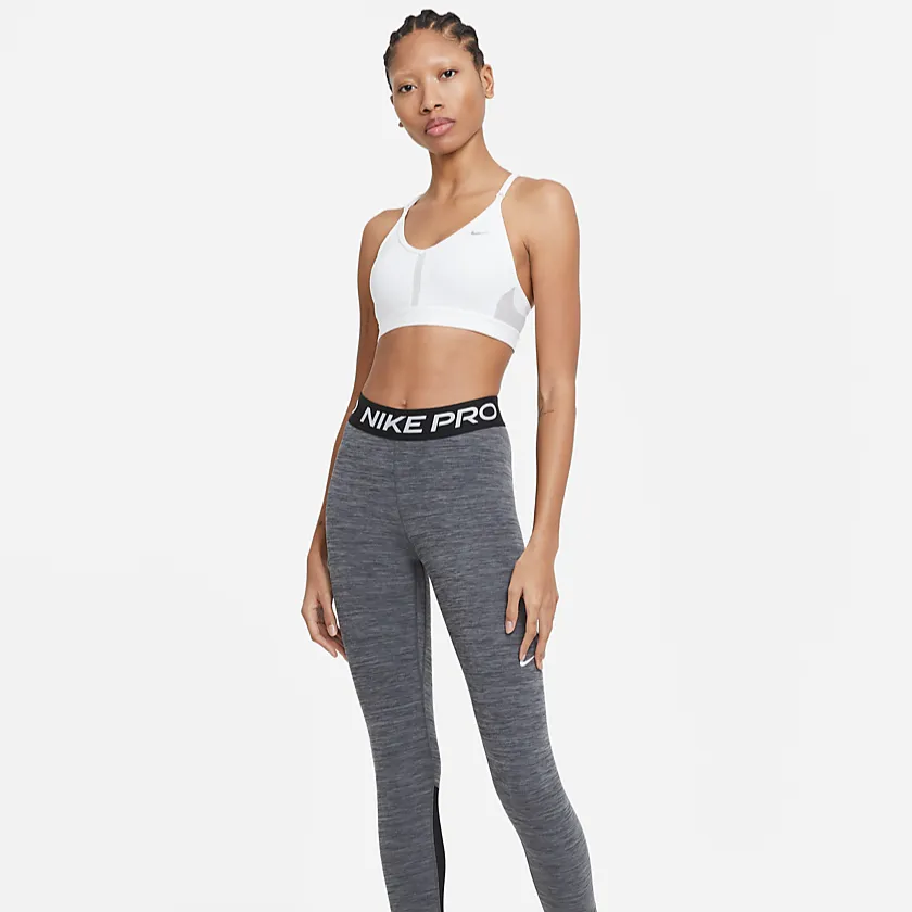 Nike Women's Dri-FIT Indy Light Support Padded V-Neck Sports Bra (White)