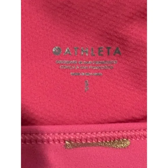 NWT ATHLETA Exhale Bra A-C SMALL Pink