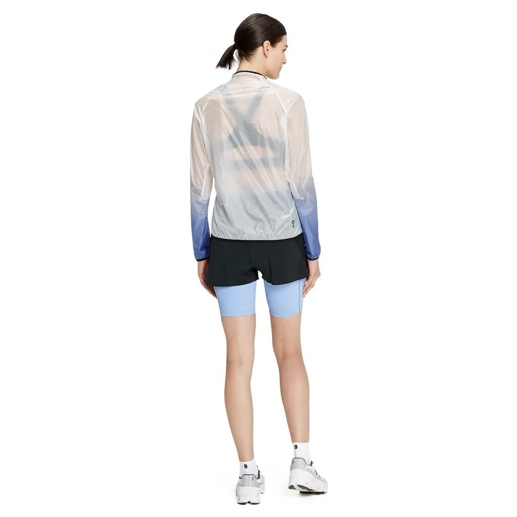 On Running Zero Jacket (Womens) - Undyed White/Cobalt