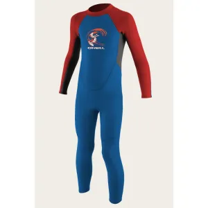 O'NEILL TODDLER REACTOR II 2MM BACK ZIP RED