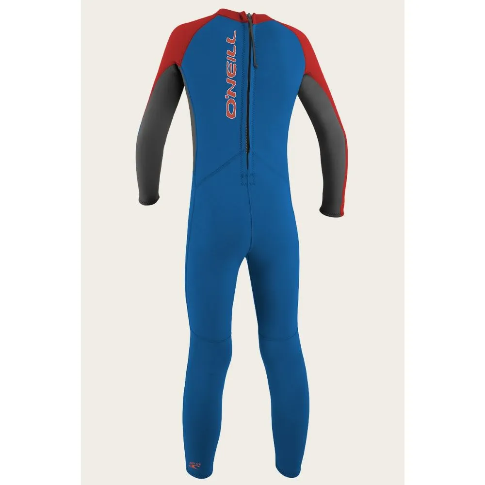 O'NEILL TODDLER REACTOR II 2MM BACK ZIP RED