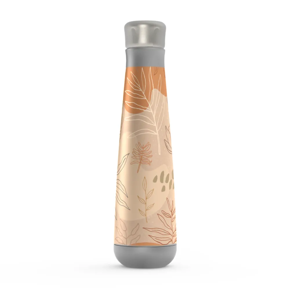 Orange Abstract Desert Water Bottle