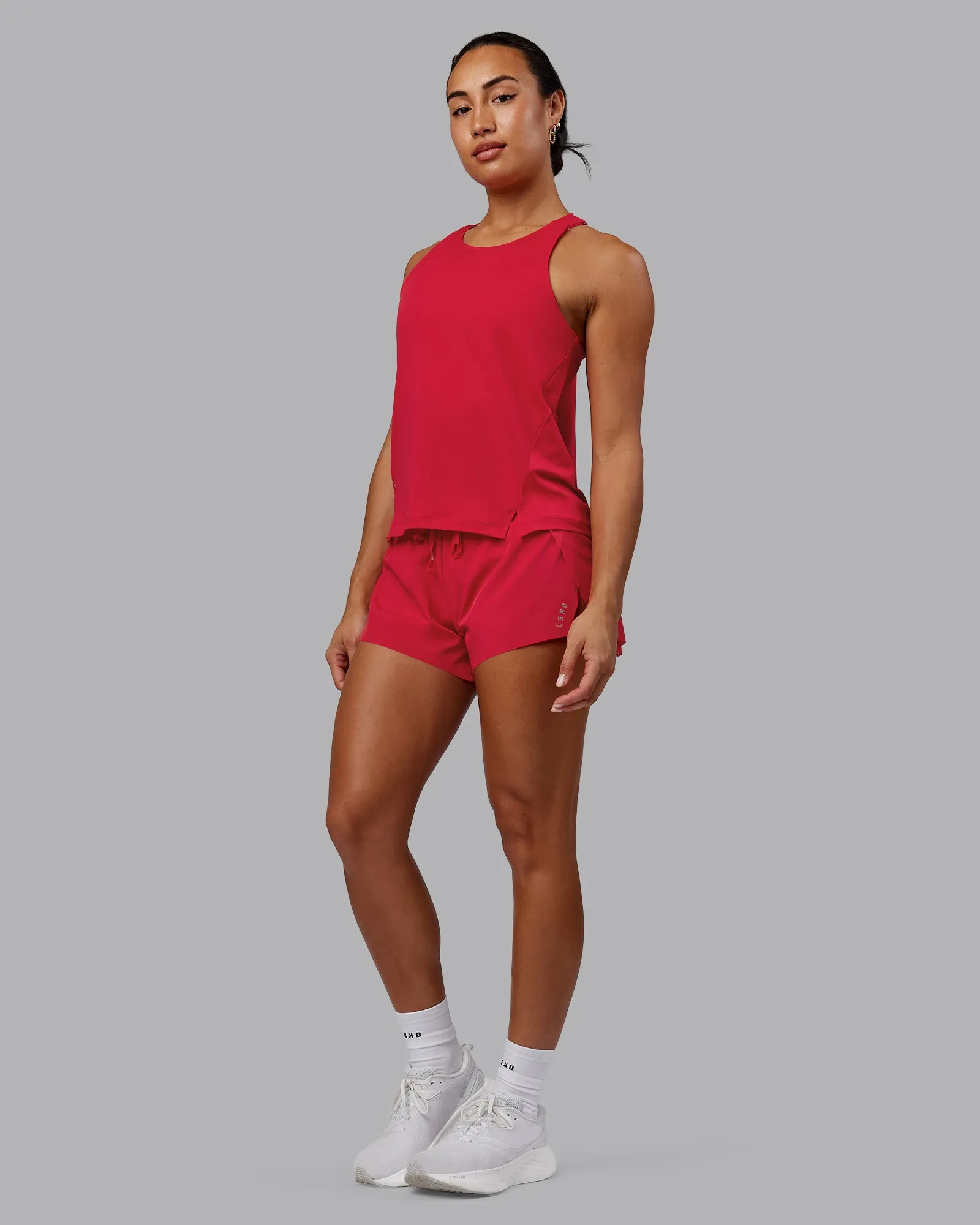 Pace Running Tank - Scarlet
